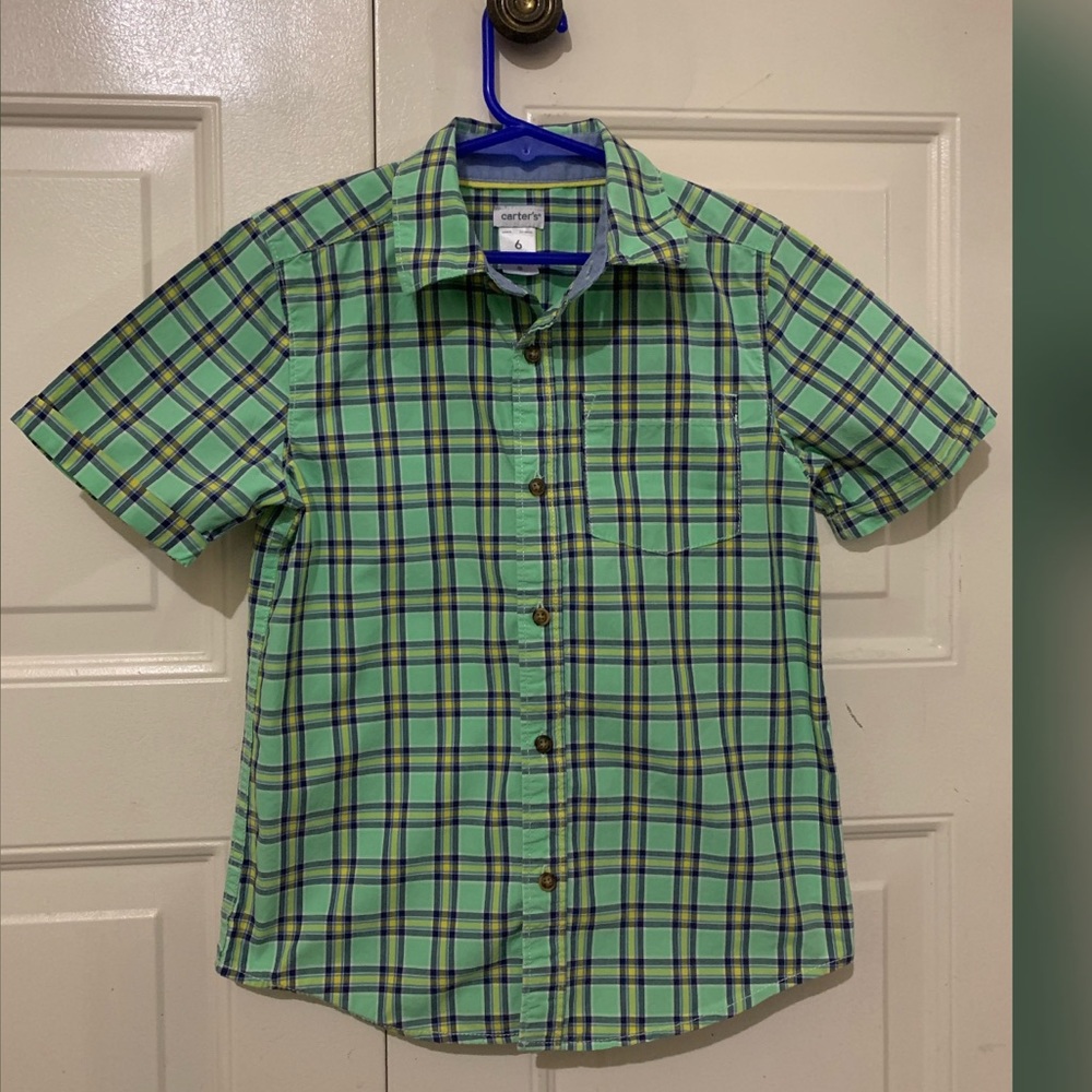 Kids collar dress shirt